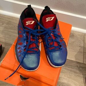 Nike Air Jordan CP3 VI Blue and Red Basketball Shoes